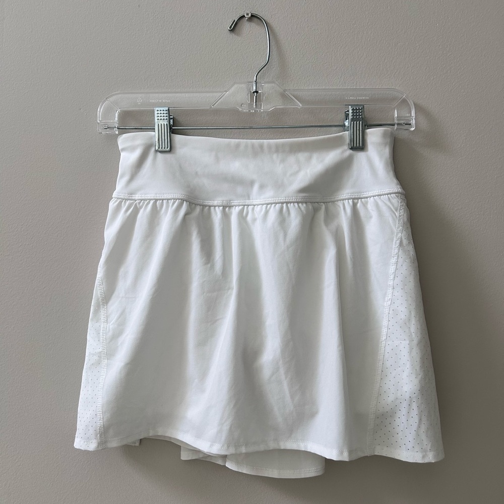 Spanx White Get Moving Skirt